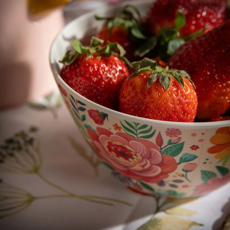 Kolorowa miska z melaminy