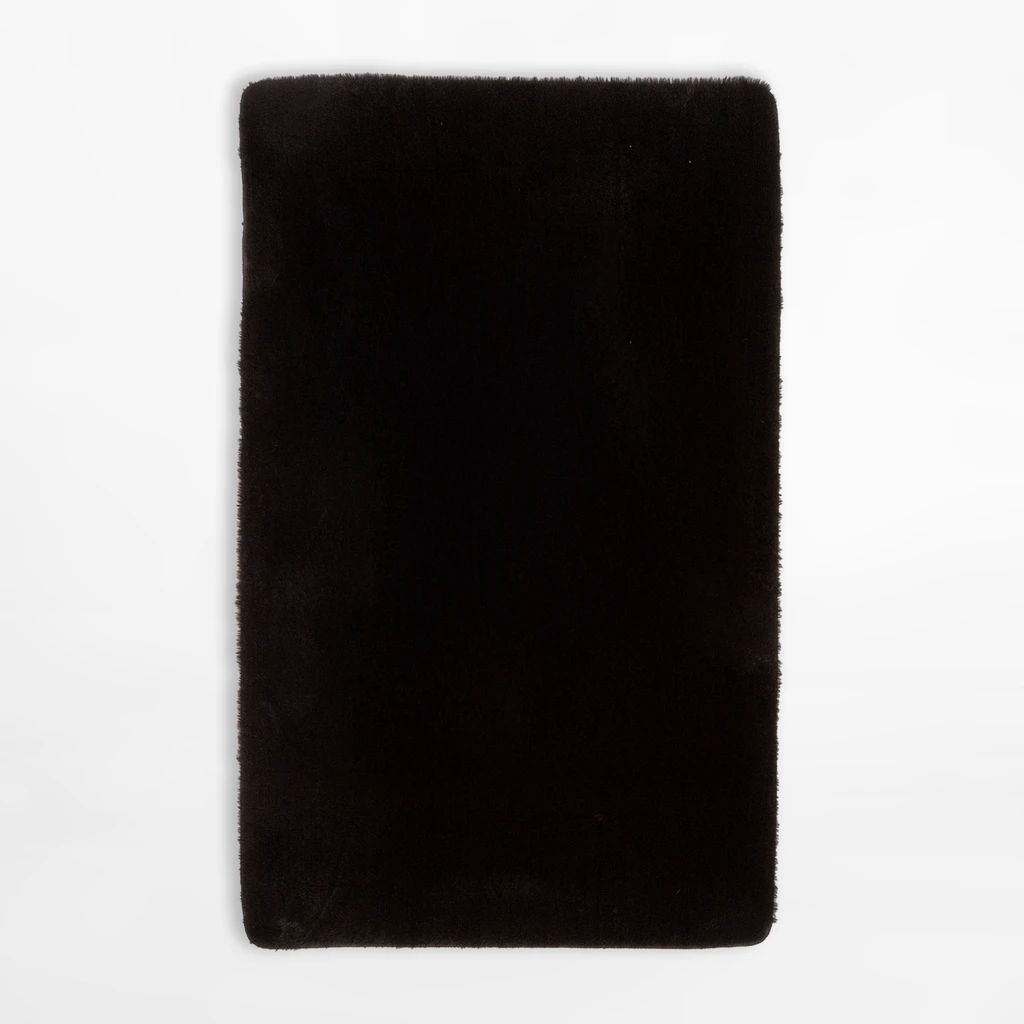 Moderný koberec RABBIT čierny, 120x160 cm