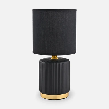 Stolová nočná lampa čierna 27,5 cm