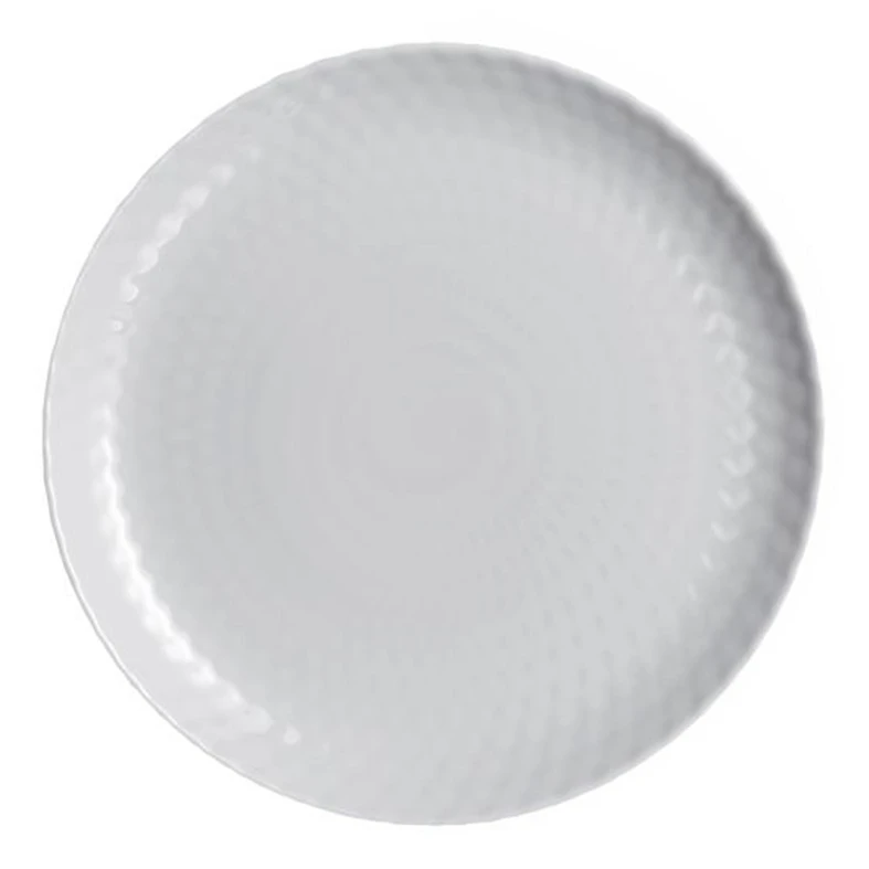 Plytky tanier svetlosivý PAMPILLE 25 cm