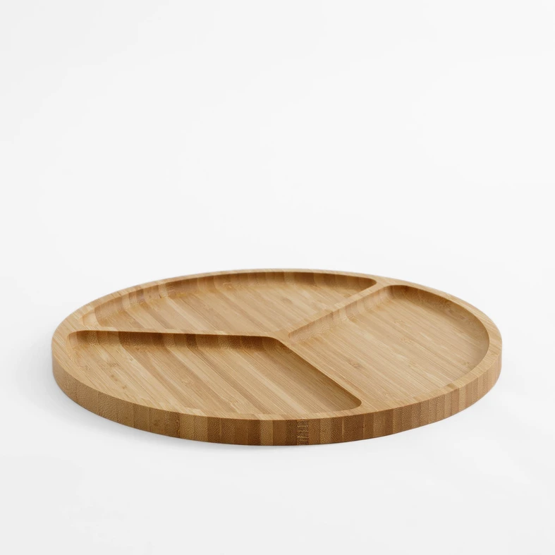 Deska bambusowa okrągła do serwowania