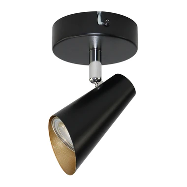 Nástenné svietidlo ORO AQUILA reflektor čierno-zlatý