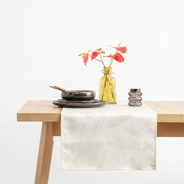 Behúň na stôl écru SORBO 40x120 cm