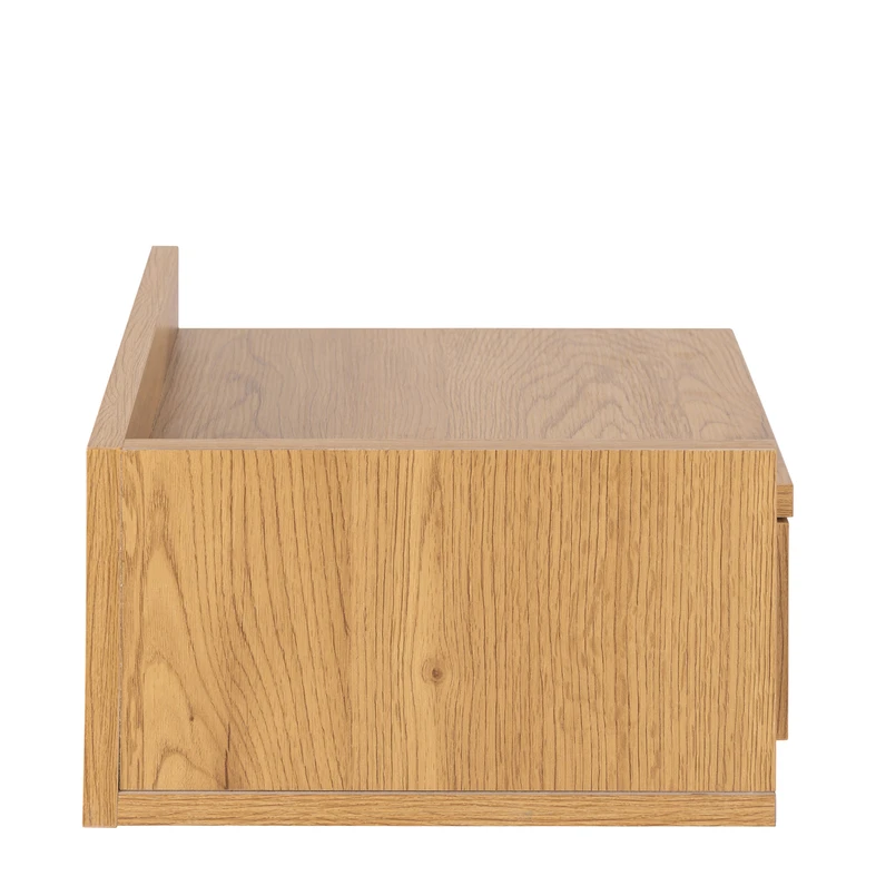 Závesný nočný stolík KASPIAN so zásuvkou divoký dub