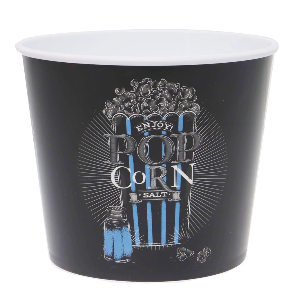 Nádoba na popcorn a snack čierna 2,2 l