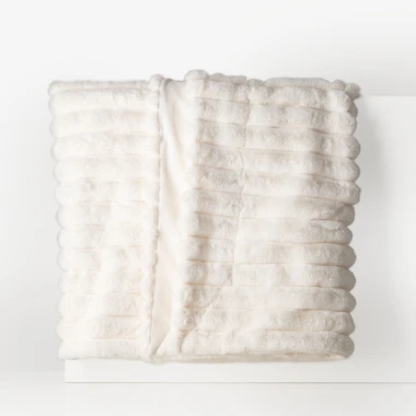 Krémová deka CORDOVA 180x200 cm