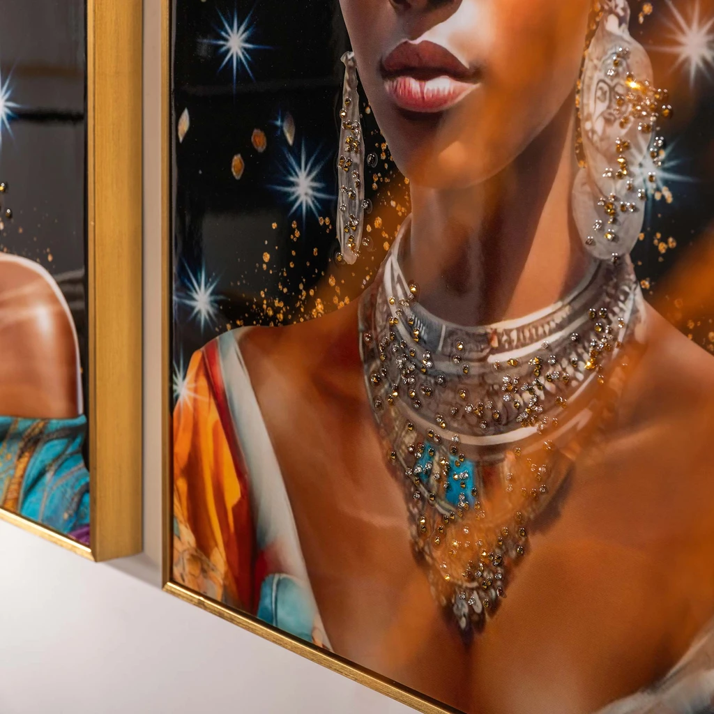 Farebný obraz na plátne AFRIKA ŽENA II 62x82 cm