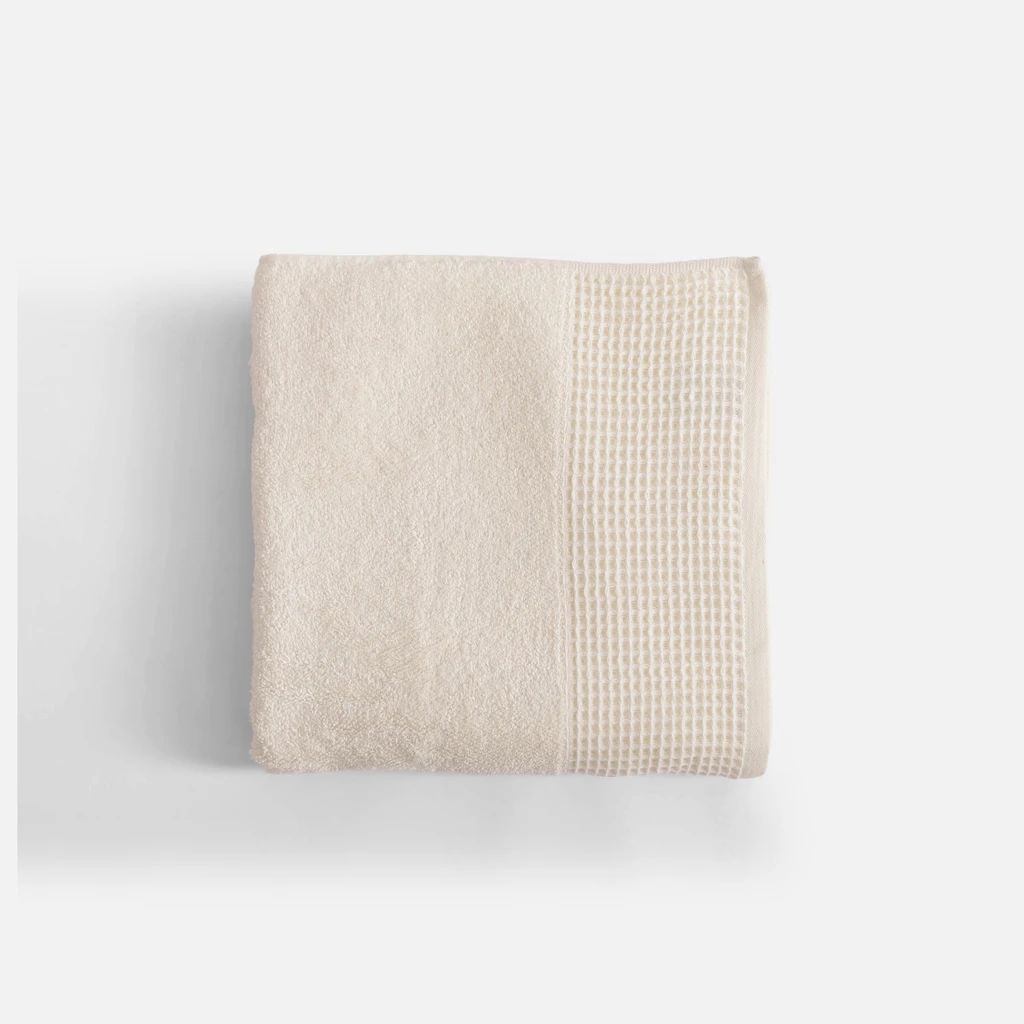 Bavlnený uterák v krémovej farbe ZEN 70x140 cm