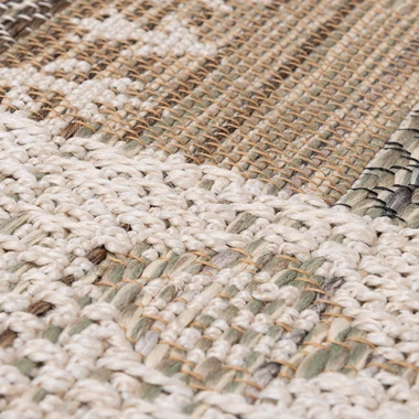 Etnický koberec KEMET, sivo-béžový, 120x170 cm