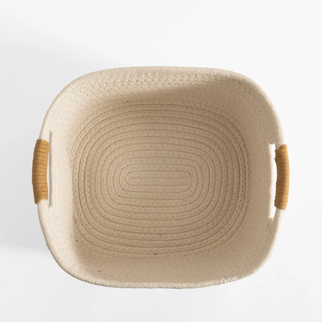 Úložný kôš biely 32x28x15 cm