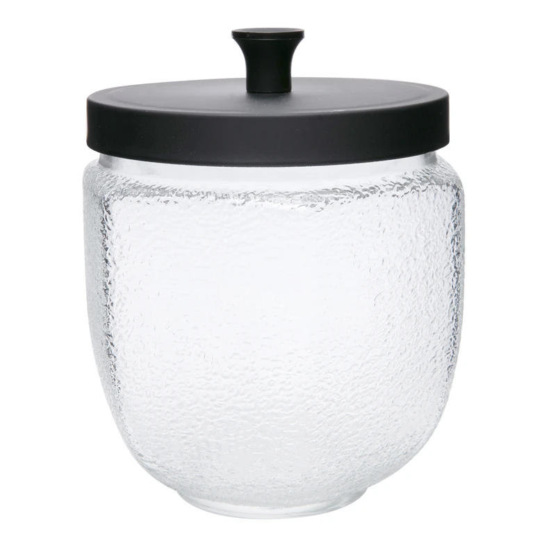 Sklenená nádoba s kovovým vekom 1,2 l