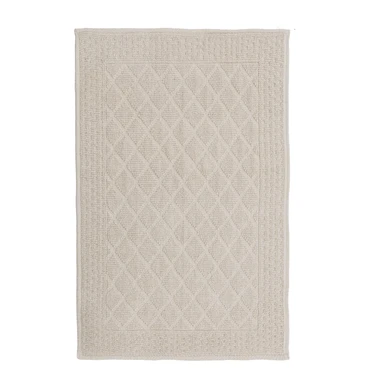 Geometrický koberec OSLO v kosoštvorcoch, krémový 50x80 cm