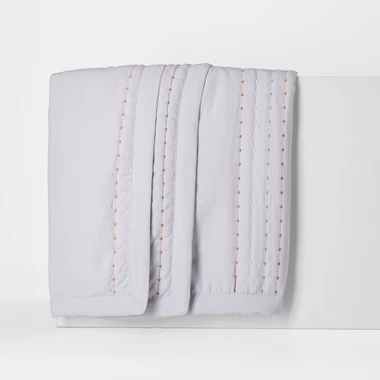 Prehoz na posteľ v sivej farbe VANILLA DOTS 200x220 cm