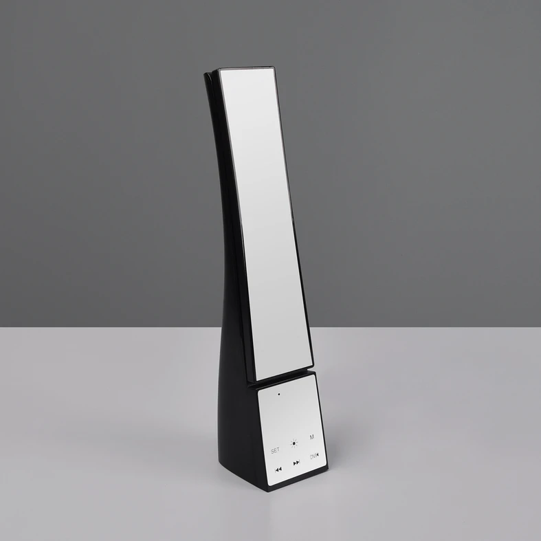 Stolná lampa LED s hodinami a reproduktorom Bluetooth LINUS