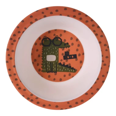 Detská melamínová miska KROKODÍL 400 ml