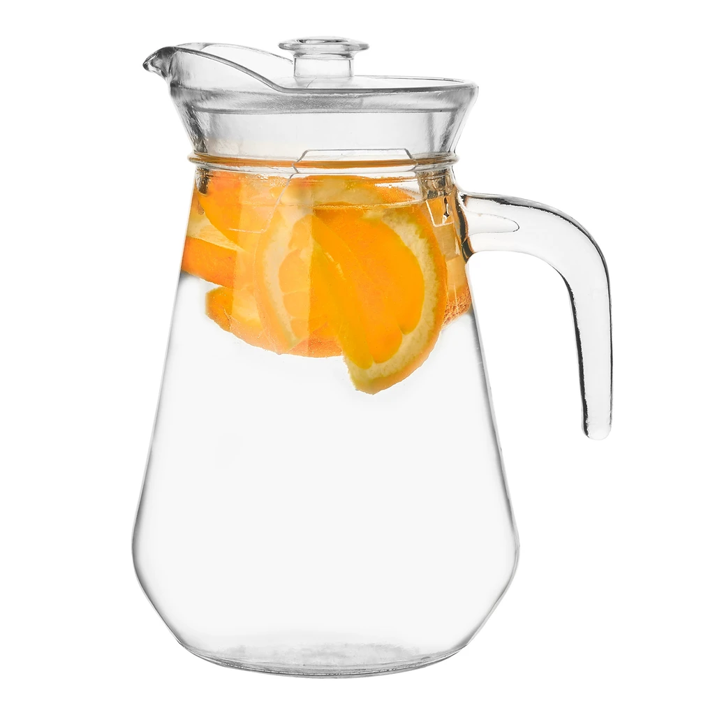 Sklenený džbán s vekom 1,3 l