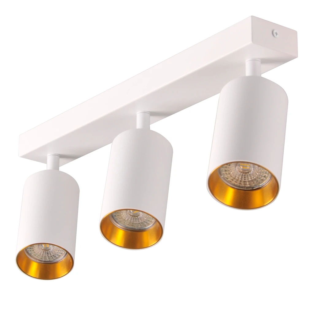 Lišta 3-bodový reflektor bielo-zlatý MARIBEL III