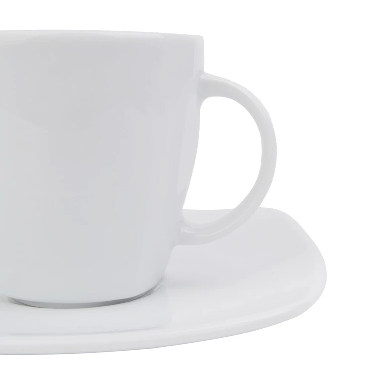 Kávová súprava porcelánová biela APOSTROPHE pre 6 osôb