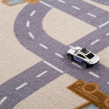 Béžový koberec cesty SCANROAD 80x150 cm