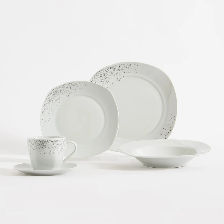 Jedálenský a kávový servis DACOTA, 30 prvkov