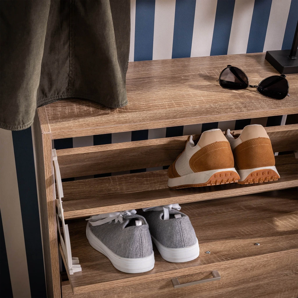 Skrinka na topánky FYRAL 24 cm nízka