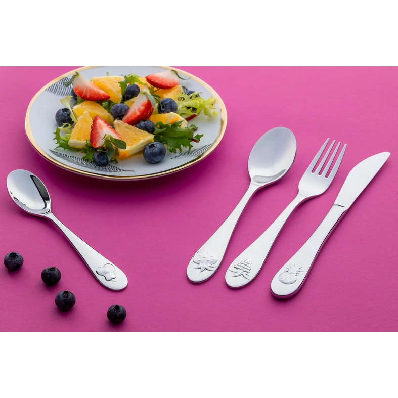 Sada detského príboru FRUTTI, 4 kusy