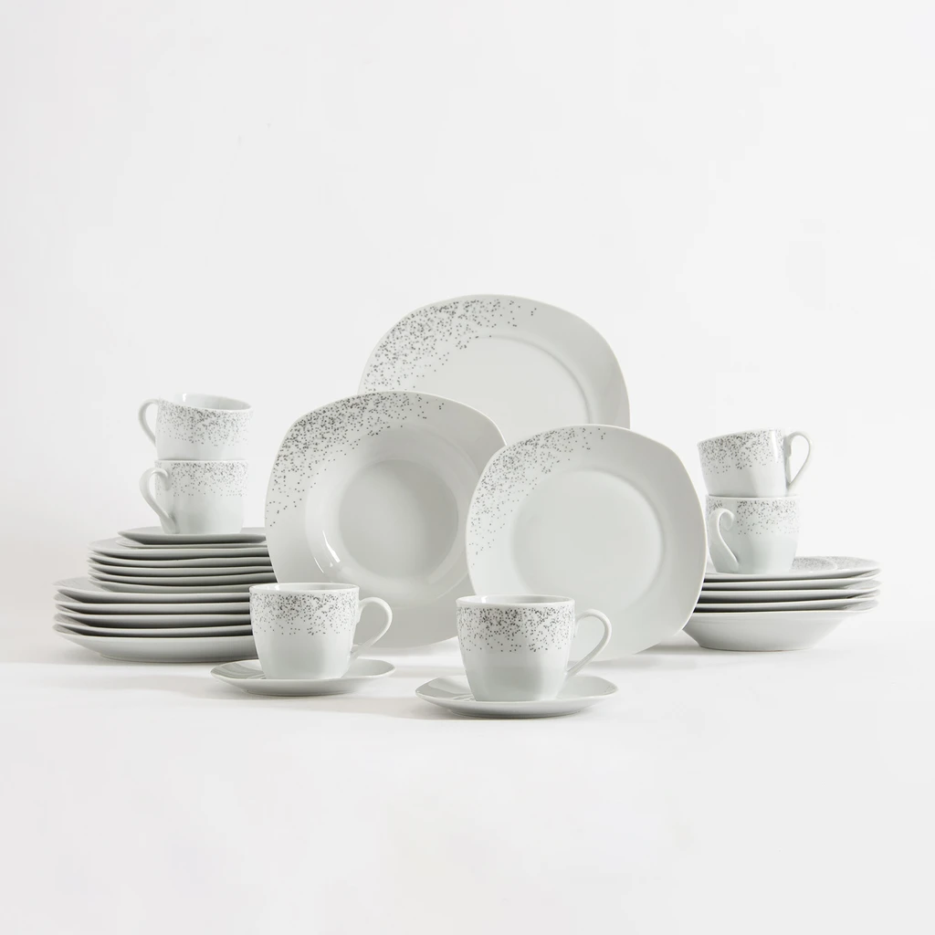 Jedálenský a kávový servis DACOTA, 30 prvkov