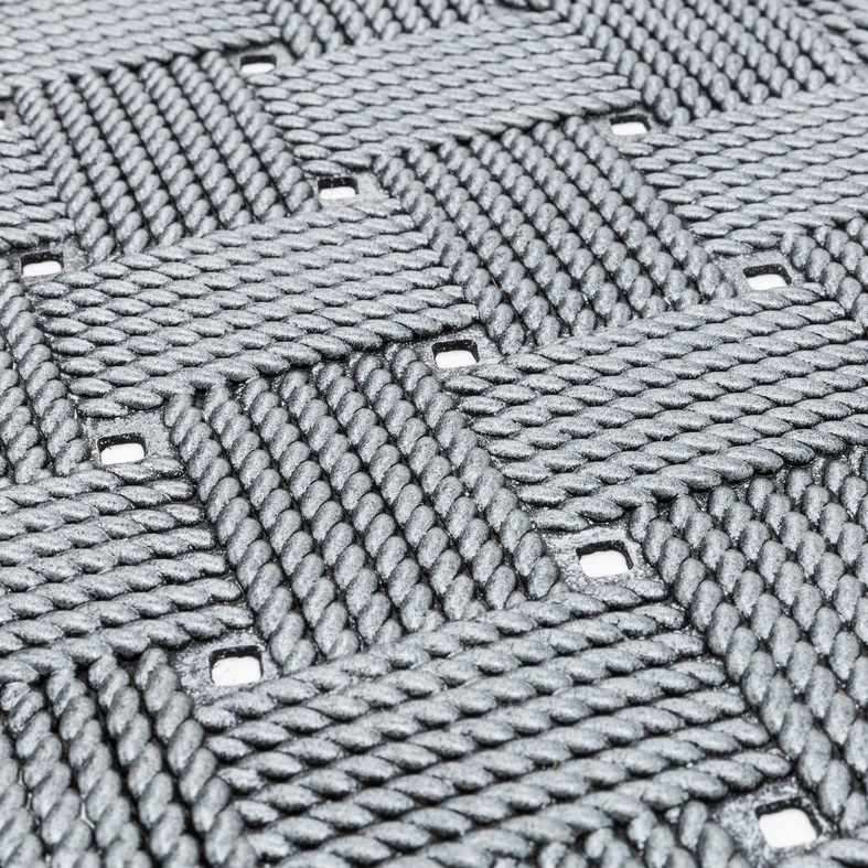 Gumená rohožka s prepletaným vzorom 45x75 cm