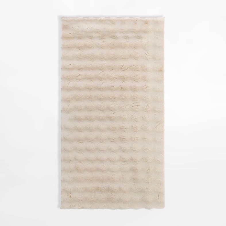 Moderný koberec MODESTO, krémový, 80x150 cm