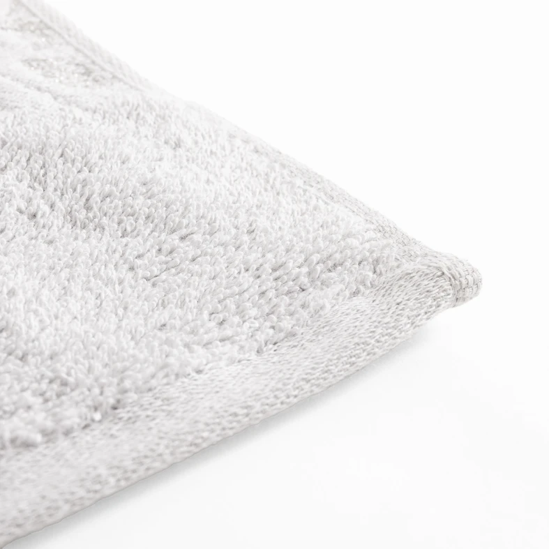 Súprava 2 uterákov strieborná/oceľová BLINK