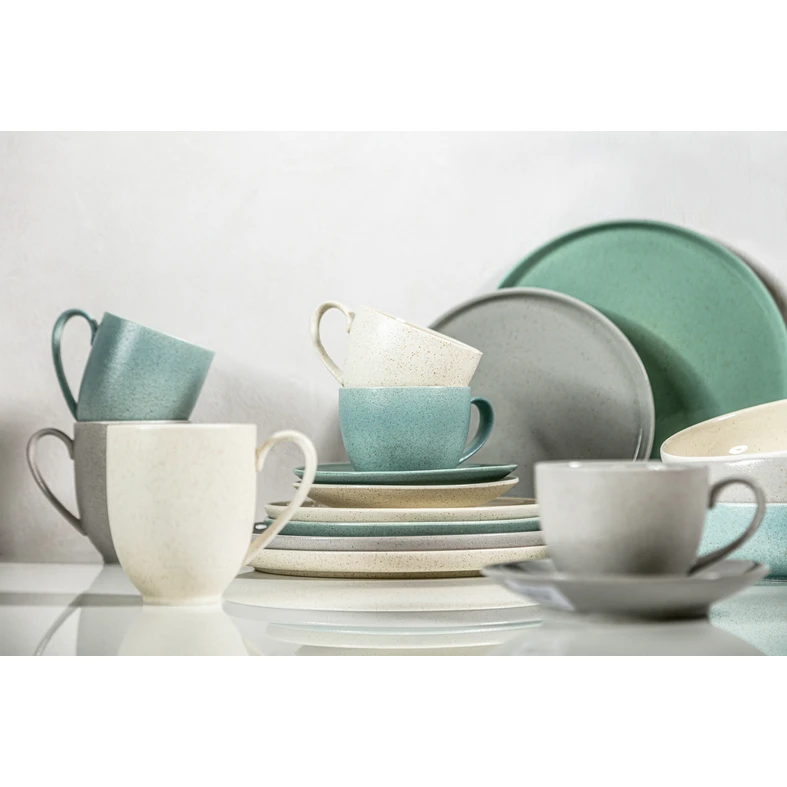 Šálka s podšálkou GRANITE porcelán Bogucice 300 ml