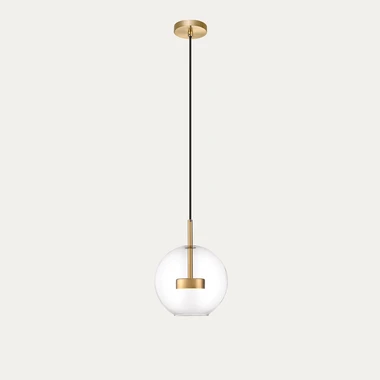 Závesné LED svietidlo ENCELADUS guľa zlaté