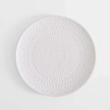 Dekoratívny tanier v bielej farbe 29,5 cm