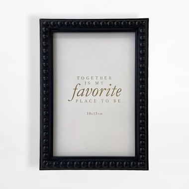 Rám na fotografiu 10x15 cm čierny