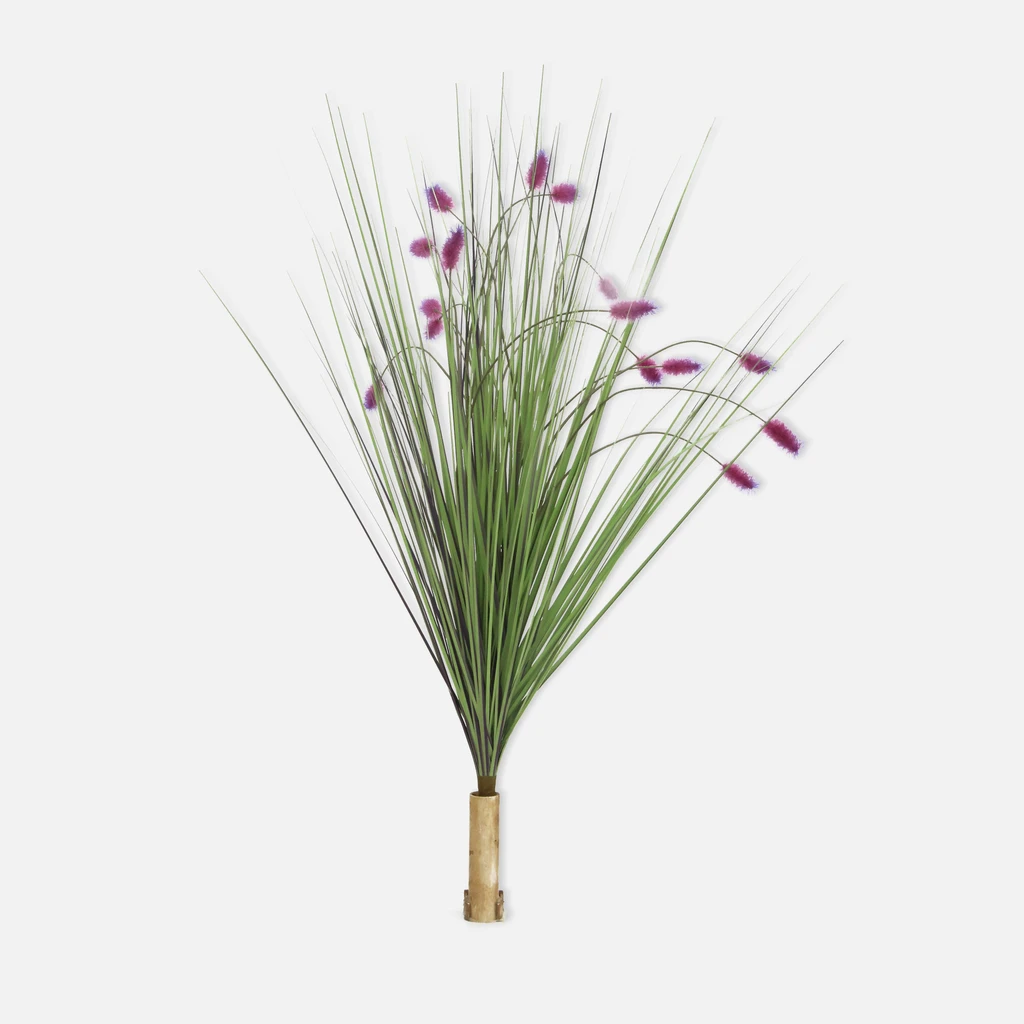 Umelá tráva v zelenej a fialovej farbe 68 cm