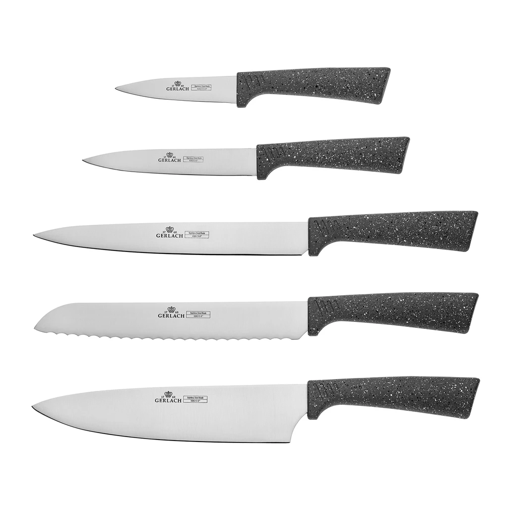 Nože GERLACH SMART GRANIT sada 5 kusov v bloku