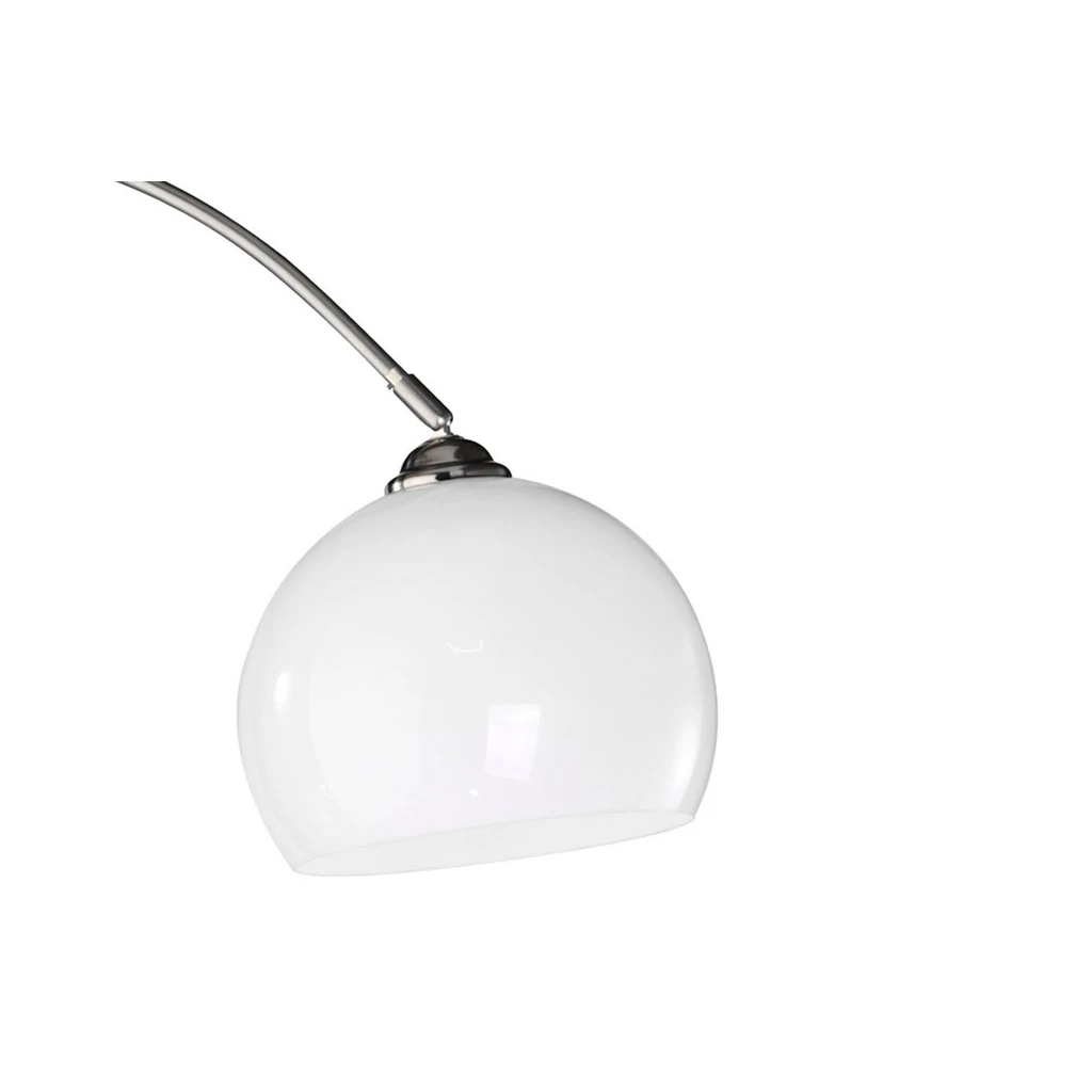 Oblúková stojacia lampa PIA do obývačky, čierna základňa