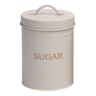 Kuchynská nádoba na cukor biela 15 cm