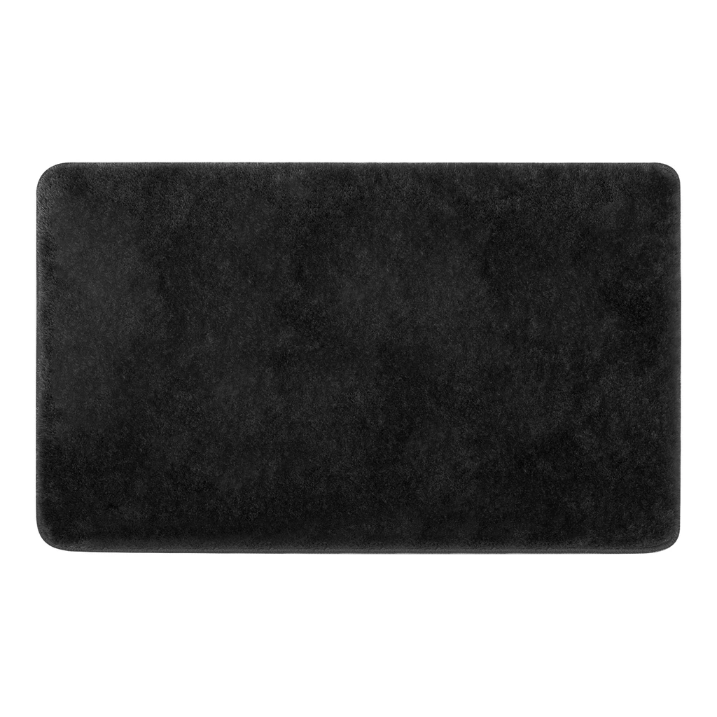 Kúpeľňový koberec čierny ULTRA 50x80 cm