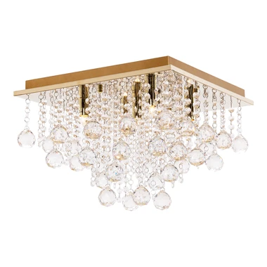 Zlaté stropné svietidlo RANGEL