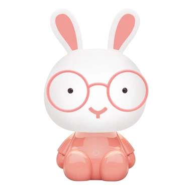 Nočná lampa LED ružová KRÁLIK