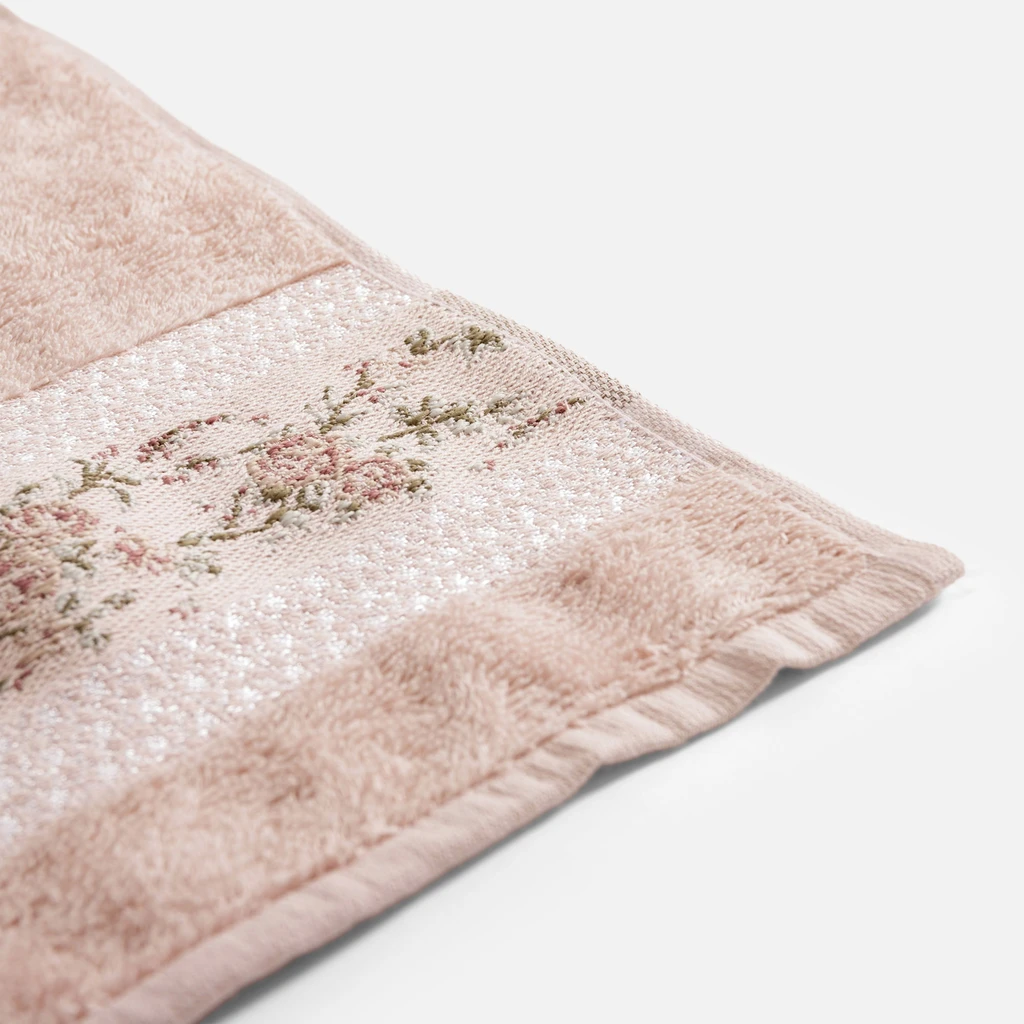 Bavlnený uterák v púdrovo ružovej farbe PROVENCE 70x140 cm