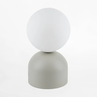 Stolná lampa s béžovým podstavcom MIKI