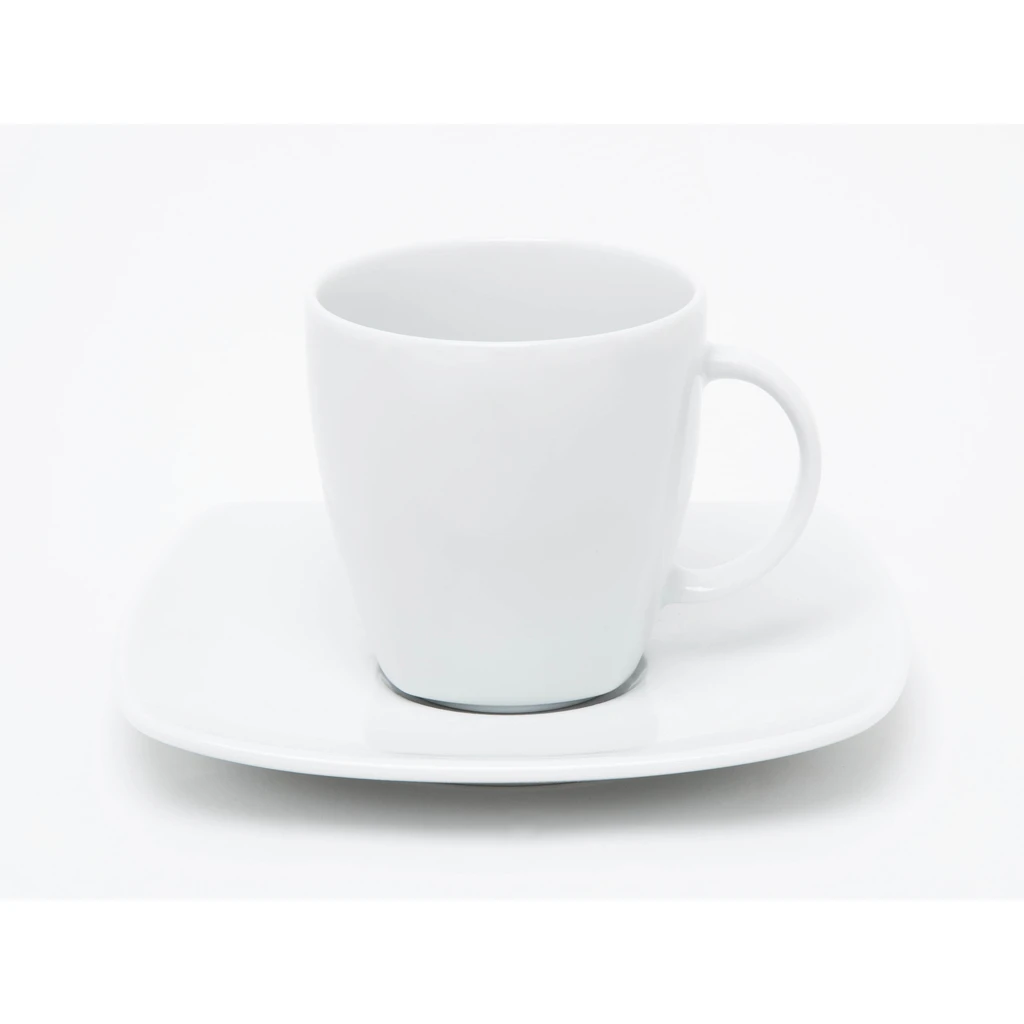 Kávová súprava porcelánová biela APOSTROPHE pre 6 osôb