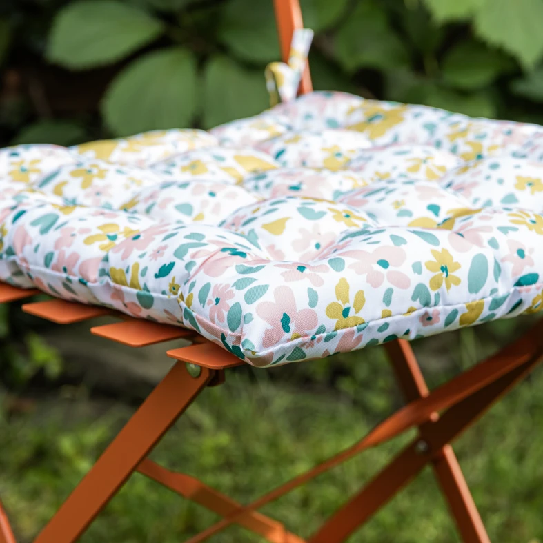 Podsedák na stoličku kvety SUMMER ZANZI OUTDOOR 40x40 cm