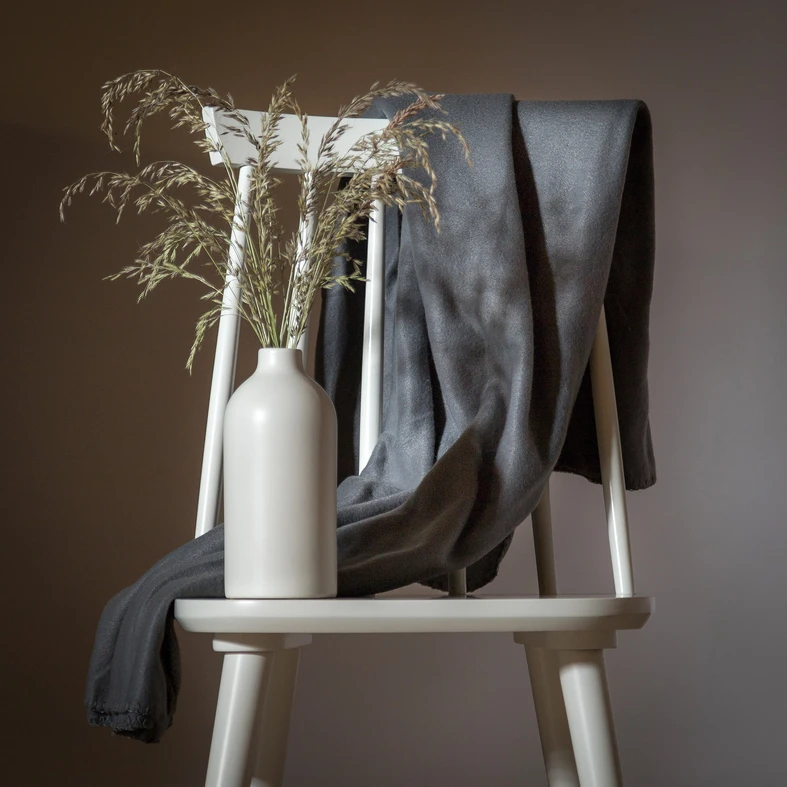 Fleecová deka sivá PRIMA 120x150 cm