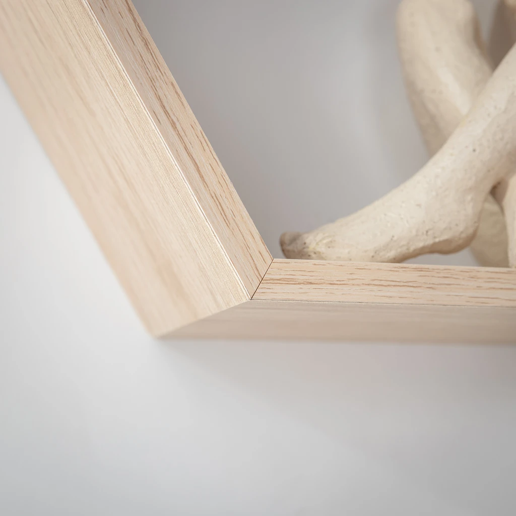 Súprava 3 geometrických nástenných políc