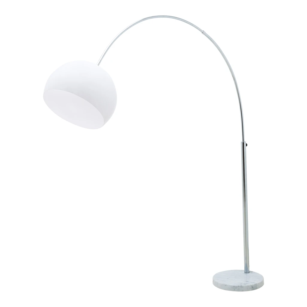 Oblúkové stojace svietidlo do obývačky VISION