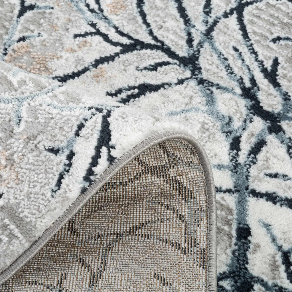 Sivo-modrý koberec MONTENEGRO, 60x100 cm