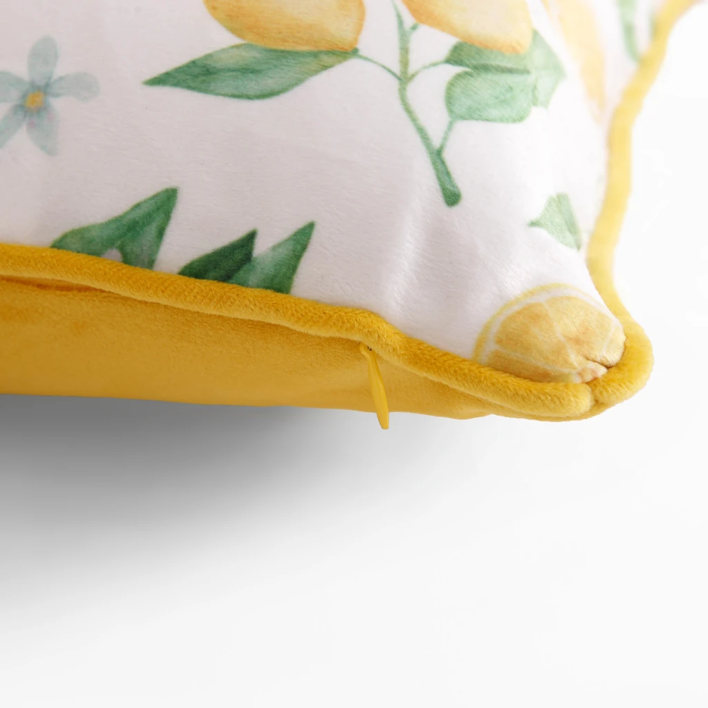 Dekoračná obliečka na vankúš s motívom citrónov FRUITS 40x40 cm